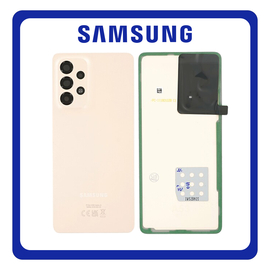 Γνήσια Original Samsung Galaxy A53 5G (SM-A536B, SM-A536B/DS) Rear Back Battery Cover Πίσω Κάλυμμα Καπάκι Πλάτη Μπαταρίας Peach GH82-28017D (Service Pack By Samsung)