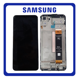 Γνήσια Original Samsung Galaxy M33 5G (SM-M336B), Galaxy M23 (SM-M236B), Galaxy F23 5G (SM-E236B) TFT LCD Display Screen Assembly Οθόνη + Touch Screen Digitizer Μηχανισμός Αφής + Frame Bezel Πλαίσιο Σασί  Black Μαύρο GH82-28492A (Service Pack By Samsung)
