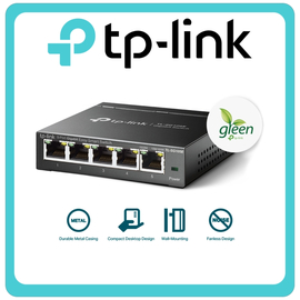 TP-LINK TL-SG105E v5 Unmanaged L2 Switch με 5 Θύρες Gigabit (1Gbps) Ethernet 1731500030