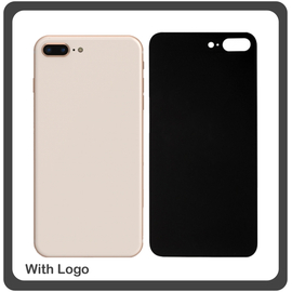 HQ OEM Συμβατό Για Apple iPhone 8+, iPhone 8 Plus (A1864, A1897, A1898, , A1899) Rear Back Battery Cover with Camera Big Hole Πίσω Κάλυμμα Πλάτη Καπάκι Μπαταρίας Gold Χρυσό (Grade AAA+++)