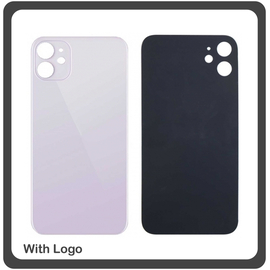 OEM HQ for Apple Iphone 11 , Iphone11 (A2221, A2111, A2223) Rear Back Battery Cover with Camera Big Hole &Pi;ί&sigma;&omega; &Kappa;ά&lambda;&upsilon;&mu;&mu;&alpha; &Pi;&lambda;ά&tau;&eta; &Kappa;&alpha;&pi;ά&kappa;&iota; &Mu;&pi;&alpha;&tau;&alpha;&rho;ί&alpha;&sigmaf; Violet &Mu;&omega;&beta; (Premium A+)