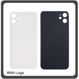 OEM HQ for Apple Iphone 11 , Iphone11 (A2221, A2111, A2223) Rear Back Battery Cover with Camera Big Hole &Pi;ί&sigma;&omega; &Kappa;ά&lambda;&upsilon;&mu;&mu;&alpha; &Pi;&lambda;ά&tau;&eta; &Kappa;&alpha;&pi;ά&kappa;&iota; &Mu;&pi;&alpha;&tau;&alpha;&rho;ί&alpha;&sigmaf; White Ά&sigma;&pi;&rho;&omicron; (Premium A+)