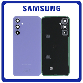 Γνήσια Original Samsung Galaxy A54 (SM-A546V, SM-A546U) Rear Back Battery Cover + Camera Lens Πίσω Κάλυμμα Καπάκι Πλάτη Μπαταρίας + Τζαμάκι Κάμερας Violet Βιολετί GH82-30703D (Service Pack By Samsung)