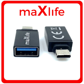 Maxlife Αντάπτορας-Μετατροπέας USB-C Female σε USB-A Μale