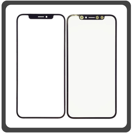 iPhone XS (A2097, A1920) Copy Original Front Glass For Refurbished Μπροστινό Τζαμάκι Για Ανακατασκευή + Frame Πλαίσιο Black Μαύρο (Ref By Apple)