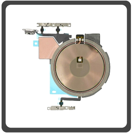 HQ OEM Συμβατό Για Apple iPhone 14 Pro, iPhone 14Pro (A2890, A2650, A2889) Wireless Charging Coil + Power Button On/Off + Volume Flex Cable Ασύρματος Φορτιστής Καλωδιοταινία Έντασης Ήχου + Switch Key (Premium A+)