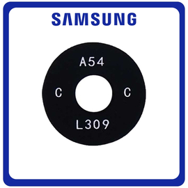 Γνήσια Original Samsung Galaxy A54 (SM-A546V, SM-A546U) Rear Back Camera Glass Lens Macro Πίσω Τζαμάκι Κάμερας Black Μαύρο GH64-09049A (Service Pack By Samsung)
