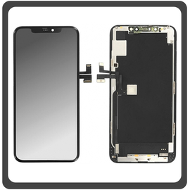 Γνήσια Original Apple IPhone 11 Pro , Iphone11 Pro (A2215 A2160 A2217) OLED LCD Display Assembly Screen Οθόνη + Touch Screen Digitizer Μηχανισμός Αφής Black Μαύρο (Pulled By Foxconn)
