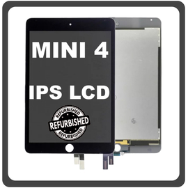 iPad mini 4 (2015) (A1538, A1550, iPad5,1, iPad5,2) IPS LCD Display Aseembly Screen Οθόνη + Touch Digitizer Unit Μηχανισμός Aφής Space Gray Μαύρο With Dormancy Function (Ref By Apple)