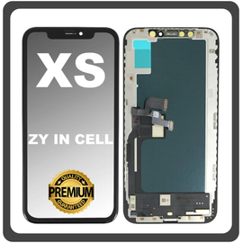HQ OEM Συμβατό Για Apple iPhone XS (A2097, A1920) ZY In-Cell LCD Display Screen Assembly Οθόνη + Touch Screen DIgitizer Μηχανισμός Αφής Black Μαύρο (Premium A+)