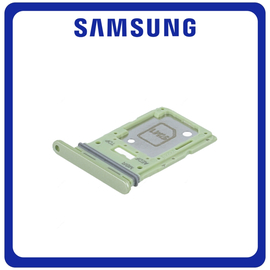 Γνήσια Original Samsung Galaxy A54 (SM-A546V, SM-A546U) SIM Card Tray + Micro SD Tray Slot Υποδοχέας Βάση Θήκη Κάρτας SIM Lime GH98-48072C (Service Pack By Samsung)