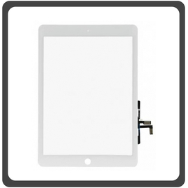 OEM HQ Apple iPad Air (A1474 A1475 A1476), iPad 9.7 (2017) (A1822, A1823, iPad6,11, iPad6,12) Touch Panel Screen Digitizer Μηχανισμός Αφής White Άσπρο (Grade AAA+++)