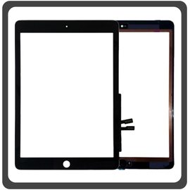iPad 6th Gen 9.7'' inch 2018 (A1893, A1954, iPad7,5, iPad7,6) Touch Screen DIgitizer Μηχανισμός Αφής Τζάμι + Front Camera Bracket Without Home Button Space Gray Μαύρο (Ref By Apple)