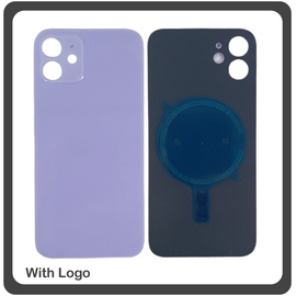 HQ OEM &Sigma;&upsilon;&mu;&beta;&alpha;&tau;ό &Gamma;&iota;&alpha; iPhone 12 (A2403, A2172, A2402) Premium Aftermarket Rear Back Battery Cover with Camera Big Hole &Pi;ί&sigma;&omega; &Kappa;ά&lambda;&upsilon;&mu;&mu;&alpha; &Pi;&lambda;ά&tau;&eta; &Kappa;&alpha;&pi;ά&kappa;&iota; &Mu;&pi;&alpha;&tau;&alpha;&rho;ί&alpha;&sigmaf; Purple &Mu;&omega;&beta; (Premium A+)