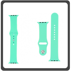 HQ OEM Replacement For Apple Watch 38mm (Series 1,2) Bracelet Strap Λουράκι Ζώνη Σιλικόνης Green Πράσινο Bulk