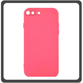 Θήκη Πλάτης - Back Cover, Silicone Σιλικόνη Fuchsia Φούξια For iPhone 7 Plus/8 Plus