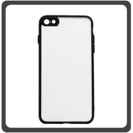 Θήκη Πλάτης - Back Cover, Silicone Σιλικόνη Black Μαύρο Defender Hybrid For iPhone 7/8/SE 2020