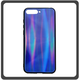 Θήκη Πλάτης - Back Cover, Silicone Σιλικόνη Dark Blue Μπλε Aurora Glass For iPhone 7 Plus/8 Plus