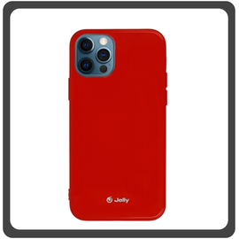 Jelly Θήκη Πλάτης - Back Cover, Silicone Σιλικόνη TPU Red Κόκκινο For iPhone 13 Pro