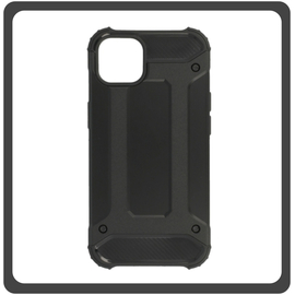 Θήκη Πλάτης - Back Cover, Silicone Σιλικόνη Hybrid TPY Armor Carbon Black Μαύρο For iPhone 13 Mini