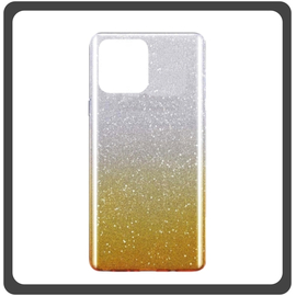 Θήκη Πλάτης - Back Cover, Silicone Σιλικόνη Glitter Powder Gold Χρυσό For iPhone 13 Pro Max