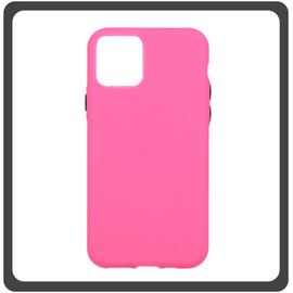 Θήκη Πλάτης - Back Cover, Solid Silicone Σιλικόνη TPU Fuchsia Φούξια For iPhone 12 Mini