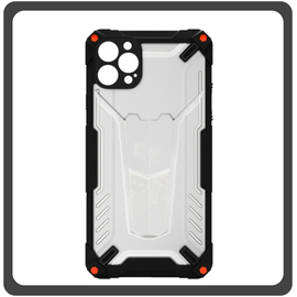 Θήκη Πλάτης - Back Cover, Silicone Σιλικόνη Hybrid TPU Black Μαύρο For iPhone 12 Pro Max