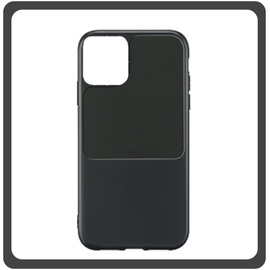 Θήκη Πλάτης - Back Cover, Silicone Σιλικόνη Window TPU Black Μαύρο For iPhone 12 Mini