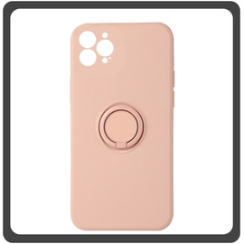 Vennus Θήκη Πλάτης - Back Cover, Silicone Σιλικόνη TPU Pink Ροζ For iPhone 12 Pro Max