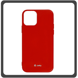 Jelly Θήκη Πλάτης - Back Cover, Silicone Σιλικόνη TPU Red Κόκκινο For iPhone 13 Pro Max