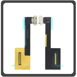 HQ OEM Συμβατό Για Apple iPad Pro 9.7''(2016) (A1673, A1674, A1675, iPad6,4, iPad6,3) Lightning USB Charging Dock Connector Flex Sub Board, Καλωδιοταινία Υπό Πλακέτα Φόρτισης White Μαύρο (Grade AAA+++)