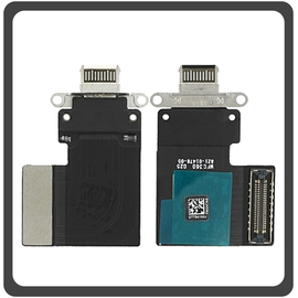 HQ OEM Apple iPad Pro 11'' (2018) (A2013, A1934, A1980, A1979) Charging Dock Connector Lightning Flex Καλωδιοταινία Κονέκτορας Φόρτισης White Άσπρο (Premium A+)