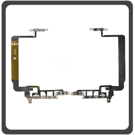 Γνήσια Original Apple iPhone 13 Pro Max, iPhone 13 ProMax (A2643, A2484, A2641) Power Key Flex Cable On/Off + Volume Key Buttons Καλωδιοταινία Πλήκτρων Εκκίνησης + Έντασης Ήχου With Metal Bracket