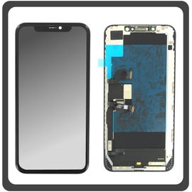 Γνήσια Original Apple Iphone Xs Max, IphoneXs Max (A2101, A1921, A2104, A2102) Οθόνη Oled Soft LCD Display Screen + Touch Screen Digitizer Μηχανισμός Οθόνης Αφής Black (Pulled By Foxconn)