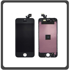 Apple​ Iphone 5 (A1428, A1429, A1442, iPhone5,1, iPhone5,2) IPS LCD Display Screen Assembly Οθόνη + Touch Screen Digitizer Μηχανισμός Αφής Black Μαύρο (ΟΕΜ)