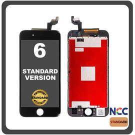 HQ OEM Συμβατό Για Apple iPhone 6, iPhone6 (A1549, A1586, A1589, A1522) NCC Standard Version IPS LCD Display Screen Assembly Οθόνη + Touch Screen Digitizer Μηχανισμός Αφής Black Μαύρο (Grade AAA+++)