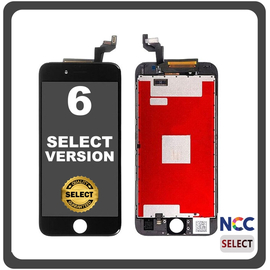 HQ OEM Συμβατό Για Apple iPhone 6, iPhone6 (A1549, A1586, A1589, A1522) NCC Select Version IPS LCD Display Screen Assembly Οθόνη + Touch Screen Digitizer Μηχανισμός Αφής Black Μαύρο (Grade AAA+++)