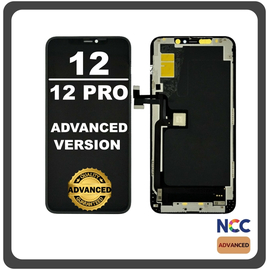 HQ OEM Συμβατό Για Apple iPhone 12 (A2403, A2172), iPhone 12 Pro (A2407, A2341) VOK HARD Basic Version Super Retina XDR OLED LCD Display Screen Assembly Οθόνη + Touch Screen Digitizer Μηχανισμός Αφής Black Μαύρο (Grade AAA+++)