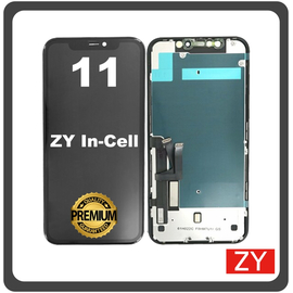 HQ OEM Συμβατό Για Apple iPhone 11, iPhone11 (A2221, A2111, A2223, iPhone12,1) ZY In-Cell LCD Display Screen Assembly Οθόνη + Touch Screen Digitizer Μηχανισμός Αφής Black Μαύρο (Premium A+)