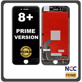 HQ OEM Συμβατό Για Apple iPhone 8+ (A1864, A1897, A1898, , A1899, iPhone10,2, iPhone10,5) NCC Prime Version Retina IPS LCD Display Screen Assembly Οθόνη + Touch Screen Digitizer Μηχανισμός Αφής Black Μαύρο (Grade AAA+++)