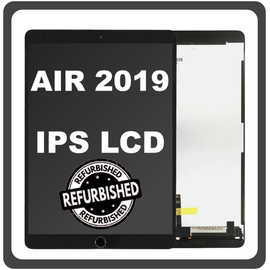 iPad Air (2019) (A2153, A2123, A2154) IPS LCD Display Aseembly Screen Οθόνη + Touch Digitizer Unit Μηχανισμός Aφής + Home Button Κεντρικό Κουμπί Space Gray Μαύρο (Ref By Apple)