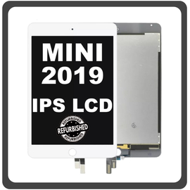 iPad Mini (2019) (A2126, A2124, A2133) IPS LCD Display Aseembly Screen &Omicron;&theta;ό&nu;&eta; + Touch Digitizer Unit &Mu;&eta;&chi;&alpha;&nu;&iota;&sigma;&mu;ό&sigmaf; A&phi;ή&sigmaf; White Ά&sigma;&pi;&rho;&omicron; (Ref By Apple)