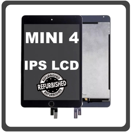 iPad mini 4 (2015) (A1538, A1550, iPad5,1, iPad5,2) IPS LCD Display Aseembly Screen &Omicron;&theta;ό&nu;&eta; + Touch Digitizer Unit &Mu;&eta;&chi;&alpha;&nu;&iota;&sigma;&mu;ό&sigmaf; A&phi;ή&sigmaf; + Home Button &Kappa;&epsilon;&nu;&tau;&rho;&iota;&kappa;ό &Kappa;&omicron;&upsilon;&mu;&pi;ί Space Gray &Mu;&alpha;ύ&rho;&omicron; With Dormancy Function (Ref By Apple)