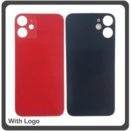 HQ OEM Συμβατό Για Apple iPhone 12 Mini, iPhone12 Mini (A2399, A2176, A2398) Rear Back Battery Cover with Camera Big Hole Πίσω Κάλυμμα Πλάτη Καπάκι Μπαταρίας Red Κόκκινο (Grade AAA+++)