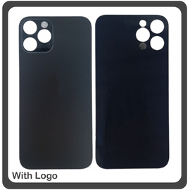 HQ OEM &Sigma;&upsilon;&mu;&beta;&alpha;&tau;ό &Gamma;&iota;&alpha; Apple iPhone 12 Pro (A2407, A2341, A2406) Aftermarket Rear Back Battery Cover with Camera Big Hole &Pi;ί&sigma;&omega; &Kappa;ά&lambda;&upsilon;&mu;&mu;&alpha; &Pi;&lambda;ά&tau;&eta; &Kappa;&alpha;&pi;ά&kappa;&iota; &Mu;&pi;&alpha;&tau;&alpha;&rho;ί&alpha;&sigmaf; Graphite &Mu;&alpha;ύ&rho;&omicron; (Premium A+)