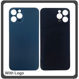 HQ OEM &Sigma;&upsilon;&mu;&beta;&alpha;&tau;ό &Gamma;&iota;&alpha; Apple iPhone 12 Pro (A2407, A2341, A2406) Aftermarket Rear Back Battery Cover with Camera Big Hole &Pi;ί&sigma;&omega; &Kappa;ά&lambda;&upsilon;&mu;&mu;&alpha; &Pi;&lambda;ά&tau;&eta; &Kappa;&alpha;&pi;ά&kappa;&iota; &Mu;&pi;&alpha;&tau;&alpha;&rho;ί&alpha;&sigmaf; Pacific Blue &Mu;&pi;&lambda;&epsilon; (Premium A+)