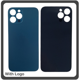 HQ OEM Συμβατό Για Apple iPhone 12 Pro Max, iPhone 12Pro Max (A2411, A2342, A2410, A2412, iPhone13,4) Premium Aftermarket Rear Back Battery Cover with Camera Big Hole Πίσω Κάλυμμα Πλάτη Καπάκι Μπαταρίας Pacific Blue Μπλε (Premium A+​)