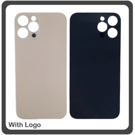 HQ OEM &Sigma;&upsilon;&mu;&beta;&alpha;&tau;ό &Gamma;&iota;&alpha; Apple iPhone 12 Pro Max, iPhone 12Pro Max (A2411, A2342, A2410, A2412, iPhone13,4) Premium Aftermarket Rear Back Battery Cover with Camera Big Hole &Pi;ί&sigma;&omega; &Kappa;ά&lambda;&upsilon;&mu;&mu;&alpha; &Pi;&lambda;ά&tau;&eta; &Kappa;&alpha;&pi;ά&kappa;&iota; &Mu;&pi;&alpha;&tau;&alpha;&rho;ί&alpha;&sigmaf; Gold &Chi;&rho;&upsilon;&sigma;ό (Premium A+​)