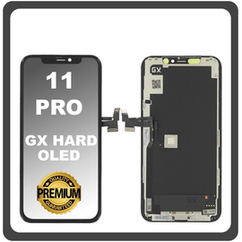 HQ OEM Συμβατό Για Apple iPhone 11 Pro, iPhone 11Pro (A2215, A2160) GX Hard Super Retina XDR OLED LCD Display Screen Οθόνη + Touch Screen Digitizer Μηχανισμός Οθόνη Αφής Black Μαύρο (Grade AAA+++)