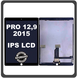 iPad Pro 12.9 (2015) (A1584, A1652, iPad6,7, iPad6,8) IPS LCD Display Aseembly Screen Οθόνη + Touch Digitizer Unit Μηχανισμός Aφής Black Μαύρο (Ref By Apple)